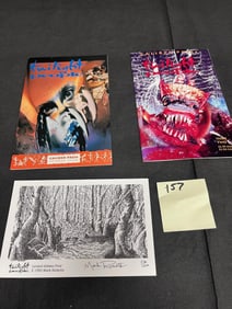 Mark Rickets Signed Comic & Print