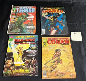 Mix of Marvel Bronze Age Horror Magazines