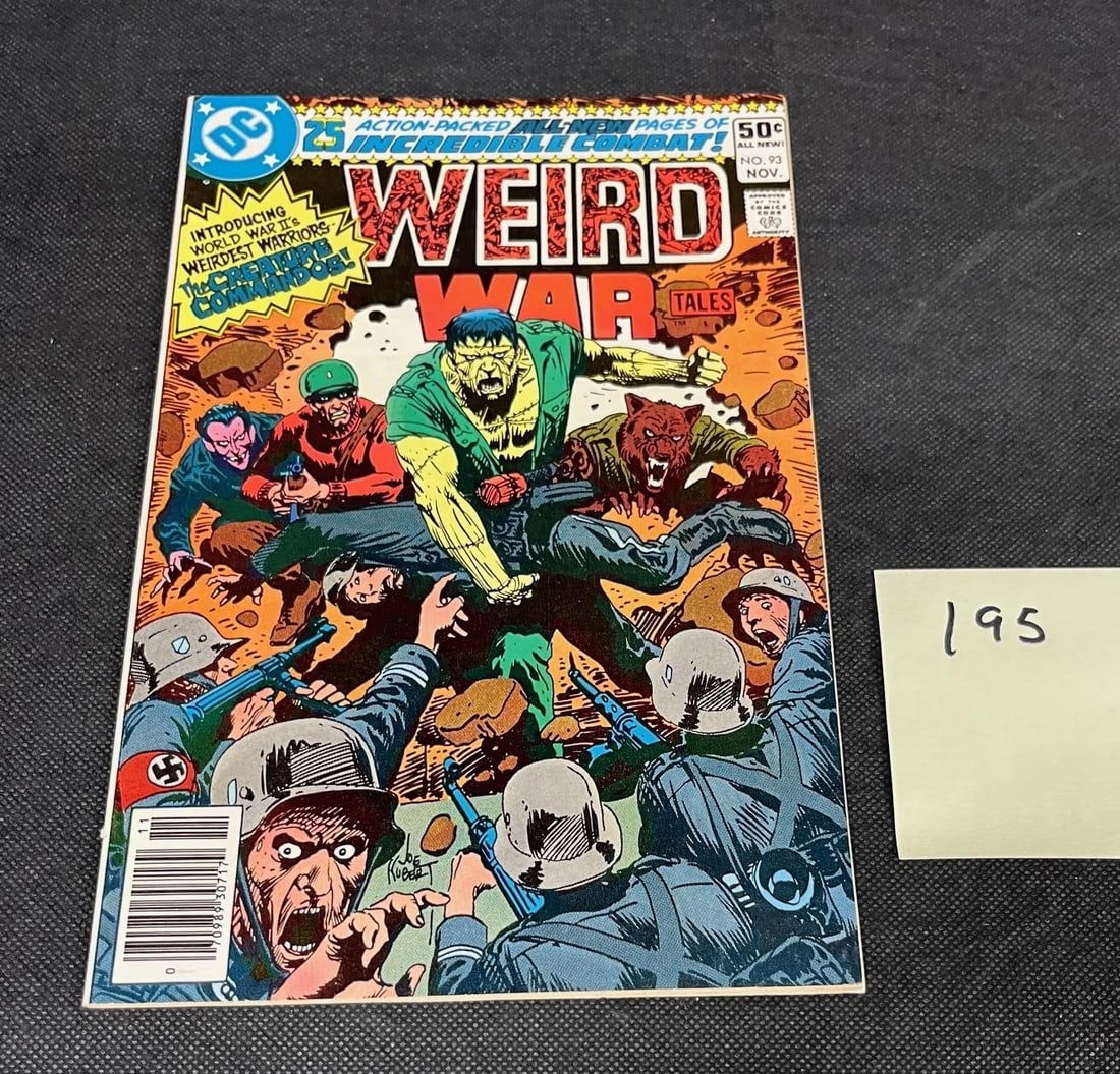 Weird War Tales 93 1st app Creature Commandos (1 of 3)