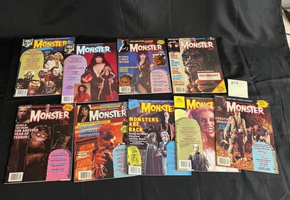 Monsterland Magazine w/#1 Issue & Elvira Covers