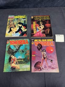 Vampirella 22, 23, 24, & 25 Warren Magazine Lot