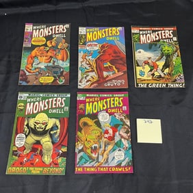 Where Monsters Dwell 10-14 Marvel Bronze Age
