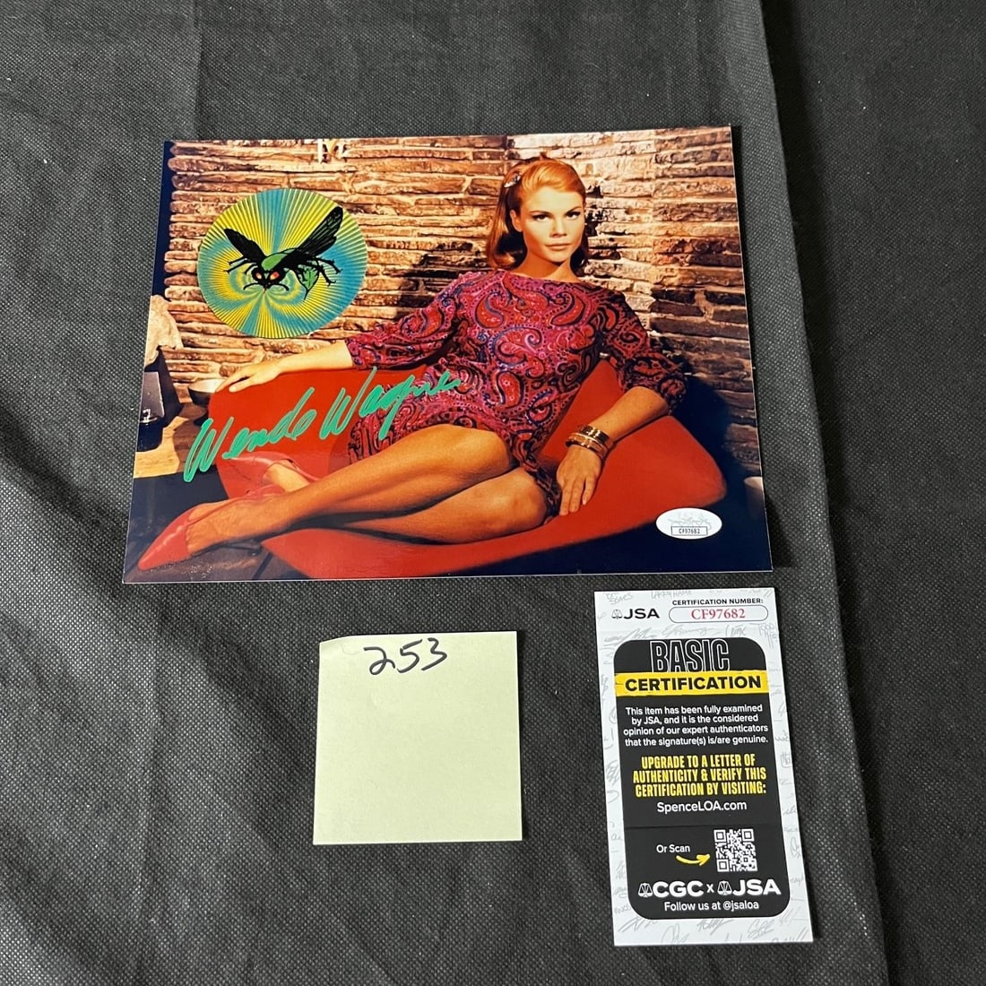 Wende Wagner Green Hornet Signed Photo JSA COA (1 of 2)