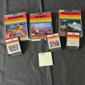 Atari Video Games w/ Demon Attack