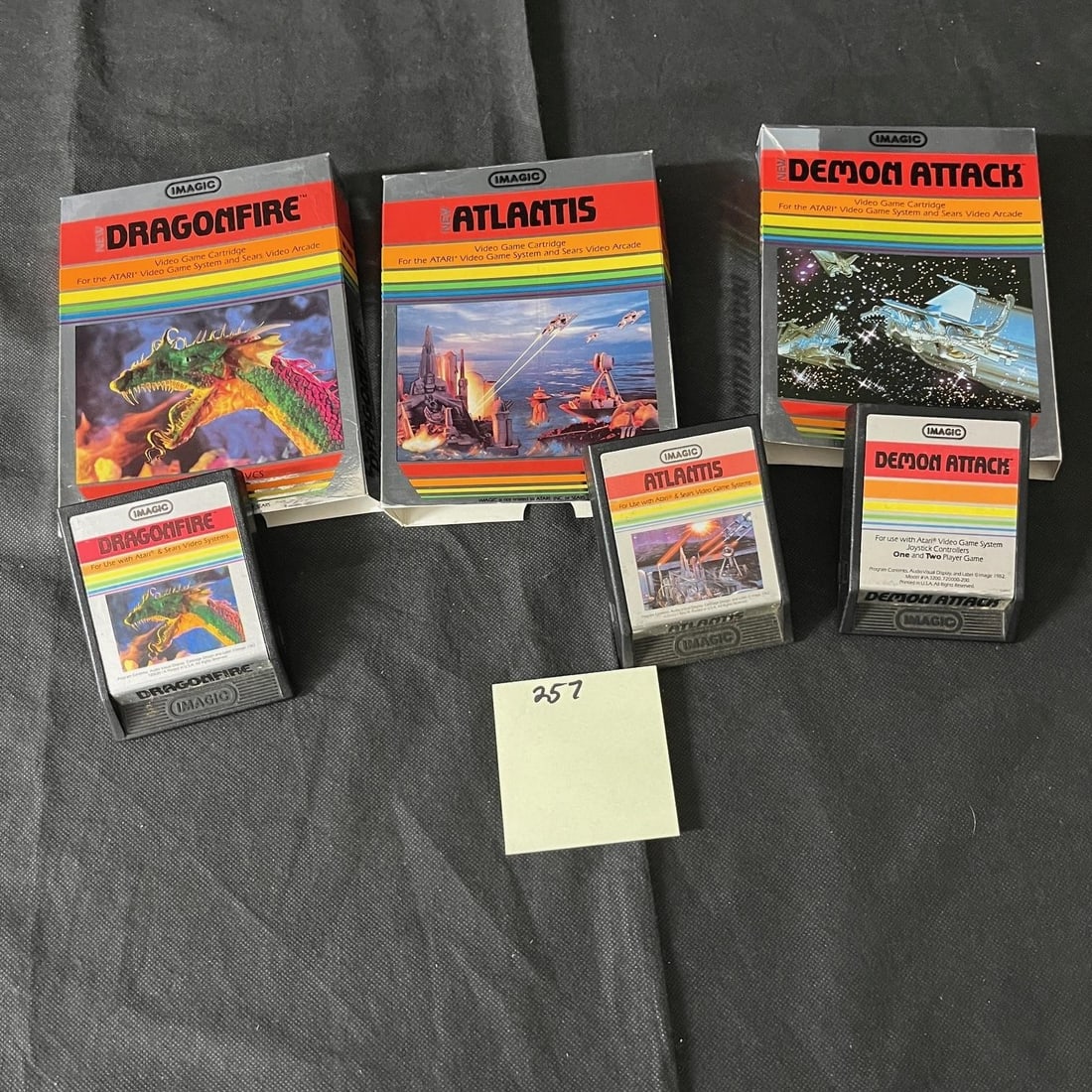 Atari Video Games w/ Demon Attack (1 of 2)