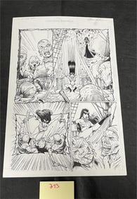 Original Lady Death Art Signed by Steve Hughes!