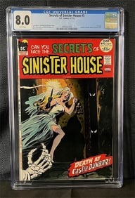 Secrets of Sinister House 5 CGC 8.0 DC Horror