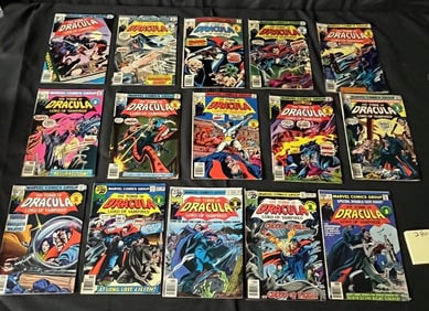 Tomb of Dracula Marvel Bronze Age Horror Comics