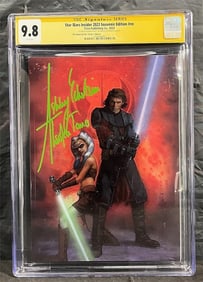 Asley Ecksteing Ashoka Signed Comic CGC SS 9.8