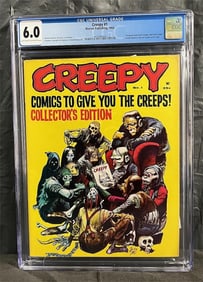 Creepy 1 Frazetta Art Key Bronze Age CGC 6.0