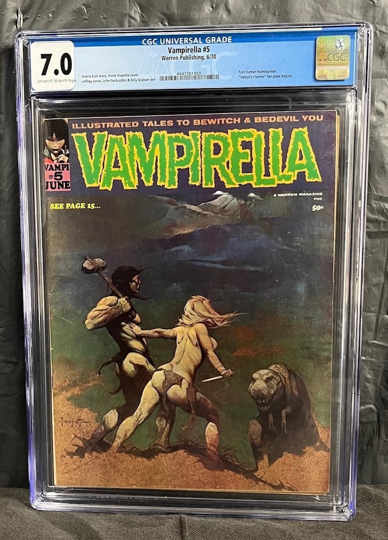 Vampirella 5 Frank Frazetta Art CGC 7.0 (1 of 1)