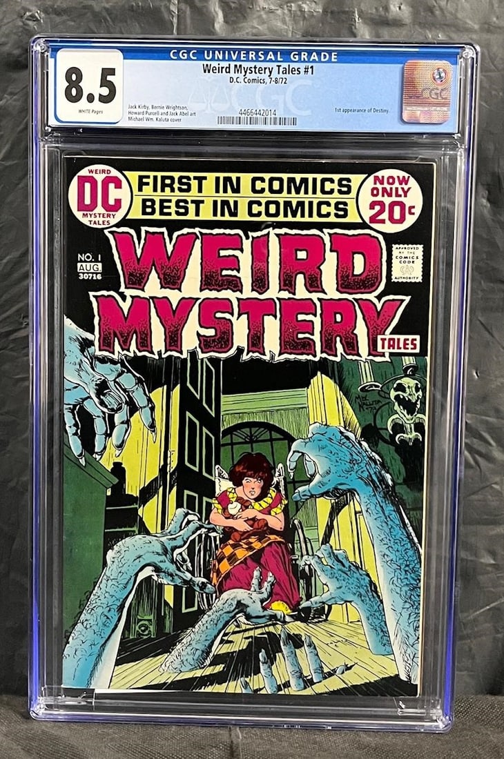 Weird Mystery Tales 1 CGC 8.5 DC Horror Comic (1 of 1)
