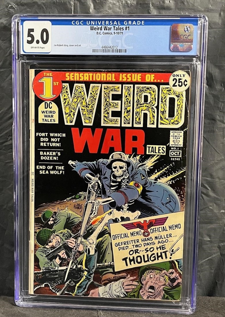 Weird War Tales 1 CGC 5.5 DC Bronze Age Horror (1 of 1)