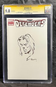 Mike Ploog Original Sketch, Signed CGC 9.8