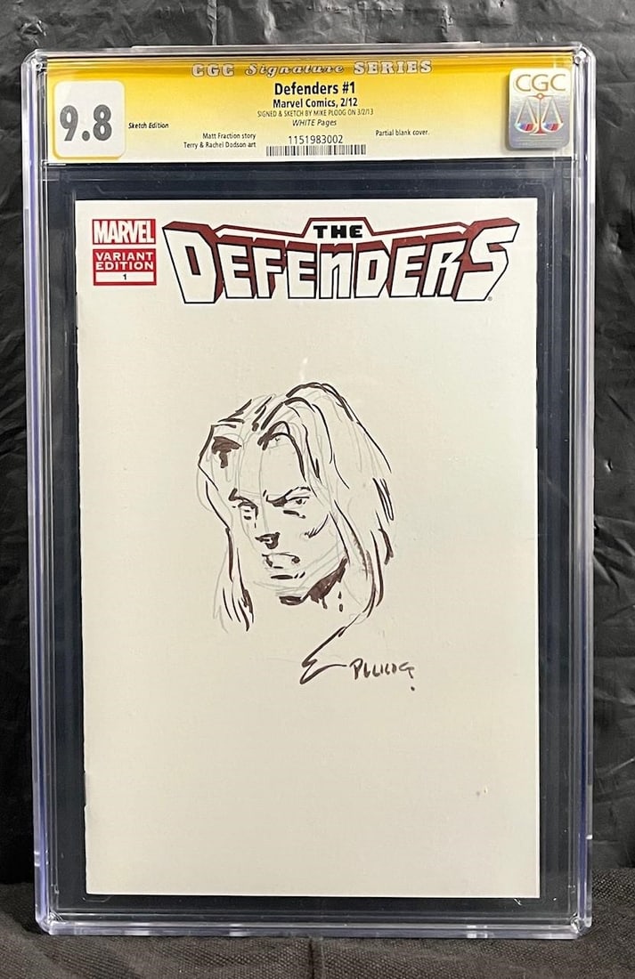 Mike Ploog Original Sketch, Signed CGC 9.8 (1 of 1)