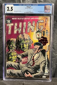 Thing 1 Pre-Code Horror Comic CGC 2.5