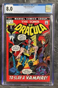Tomb of Dracula 5 CGC 8.0 Marvel Bronze Age Horror