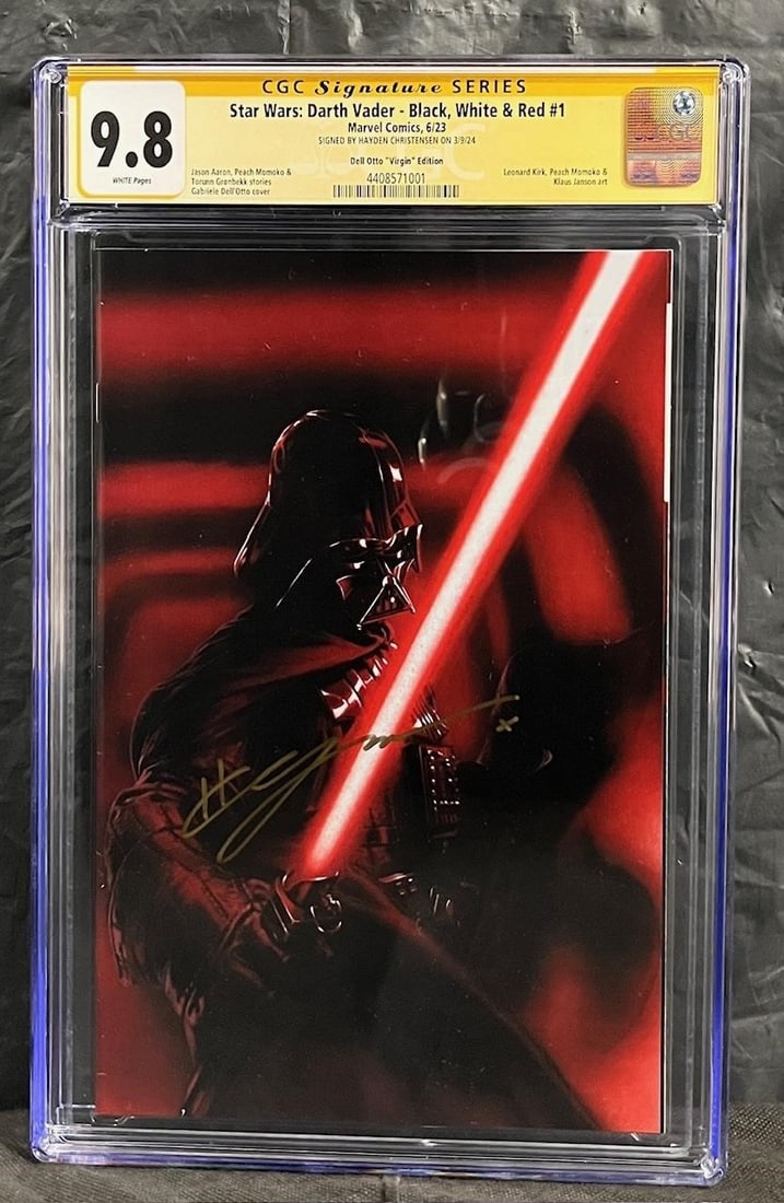 Hayden Christensen Signed Darth Vader Comic (1 of 1)