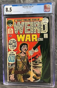 Weird War Tales 4 CGC 8.5