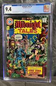 Midnight Tales 6 CGC 9.6 Bronze Age Horror Comic
