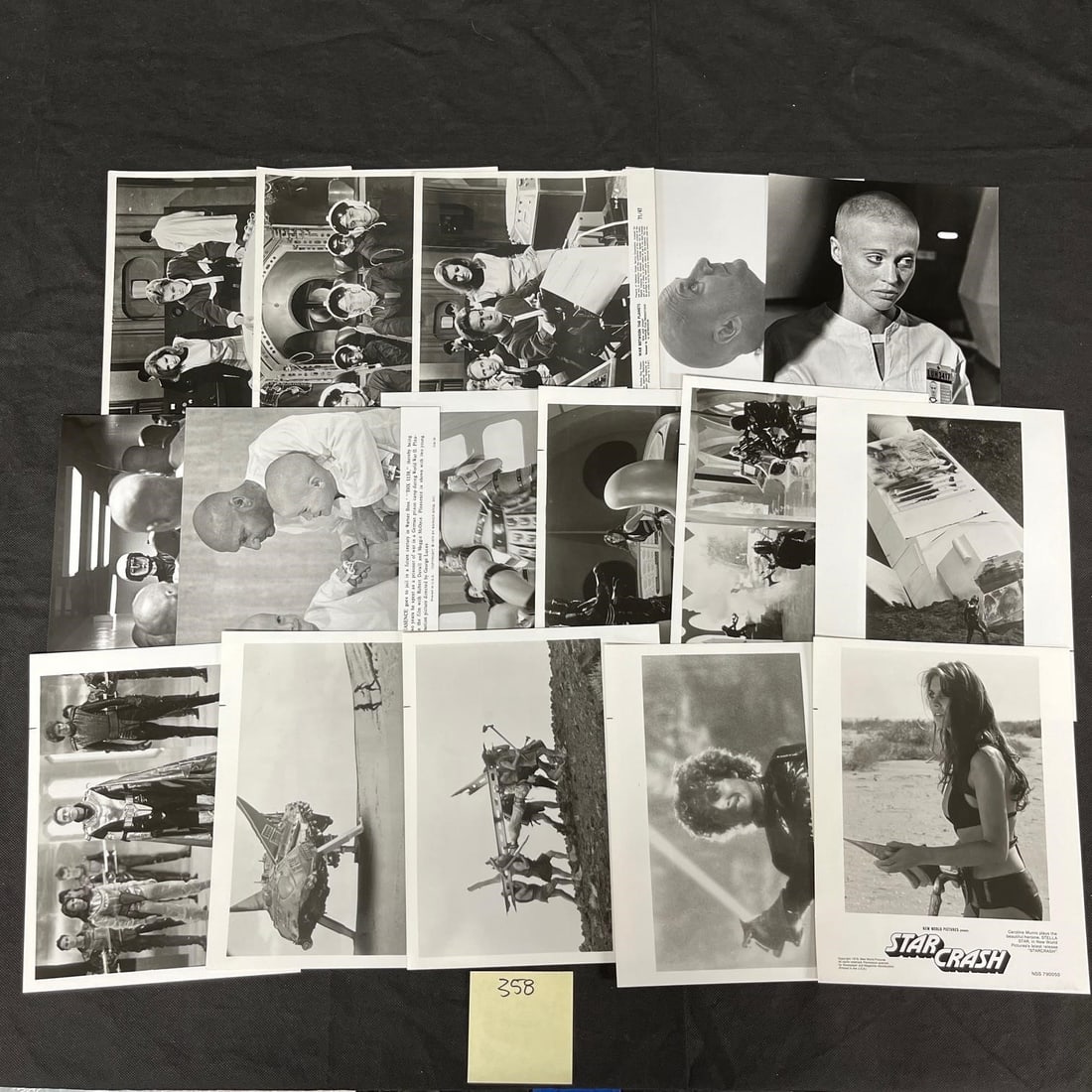 Movie Press Phots w/ Caroline Munro Star Crash: We ship in-house! We ship internationally. We also offer pick up and we offer a discount for cash payments. Please look at pictures carefully to determine what you believe are the condition of each lo