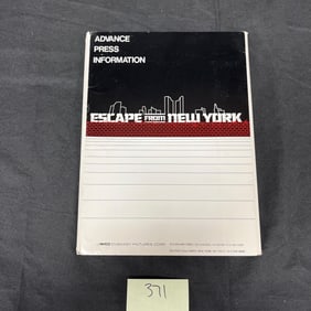 Escape from New York Complete Press Kit