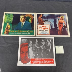 House on Haunted Hill + Vincent Price Lobby Cards