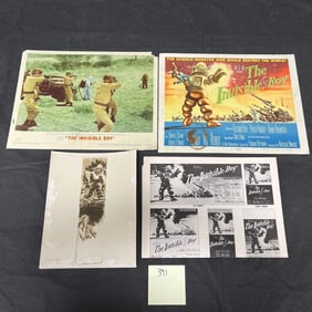 Invisible Boy Lobby Cards, Press Info, Rare Photo