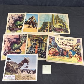 7th Voyage of Sinbad Lobby Cards & FOHC