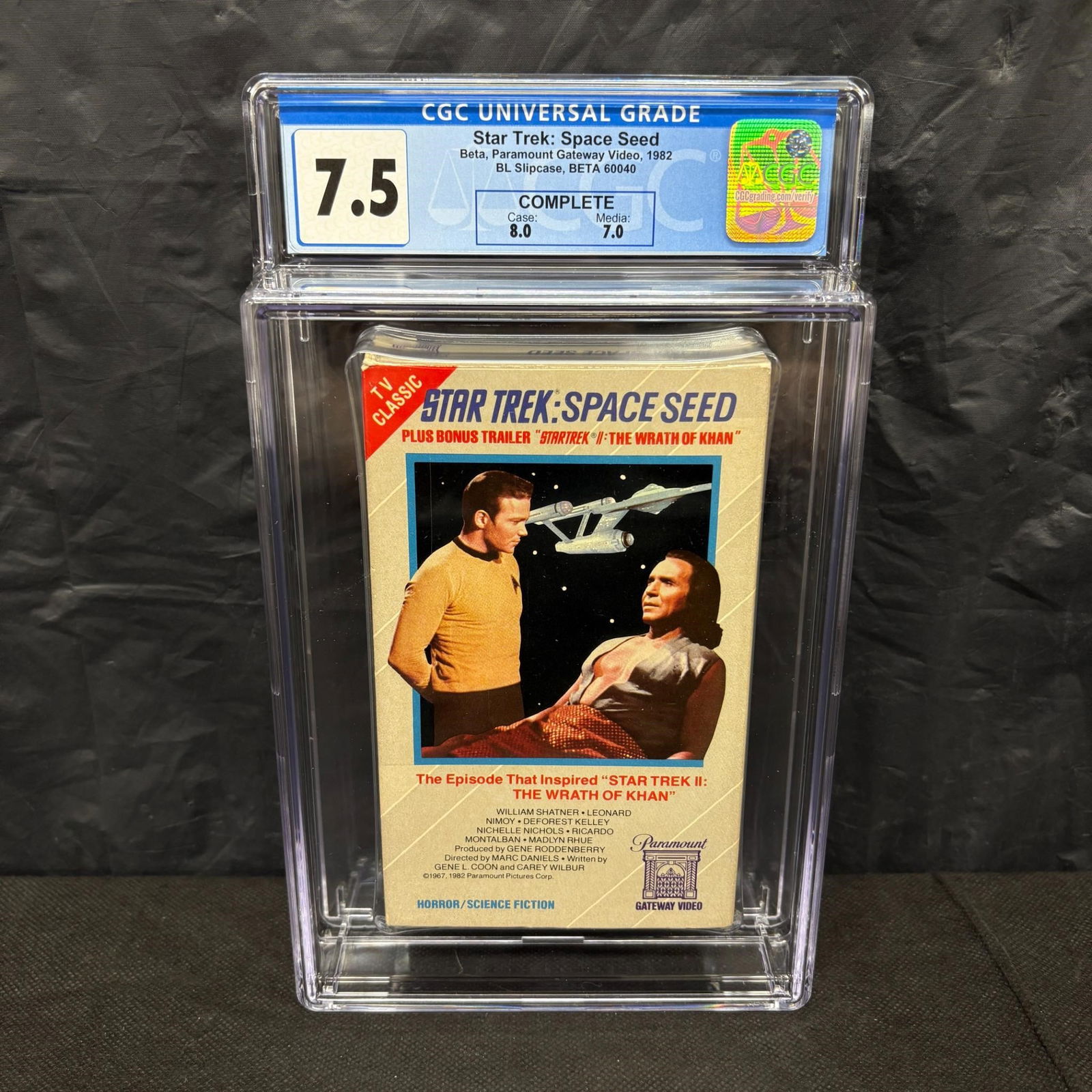 CGC 7.5 Star Trek Space Seed Beta (1 of 2)