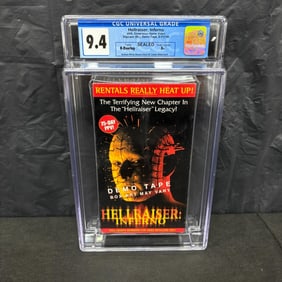 CGC 9.4 Hellraiser: Inferno Sealed VHS
