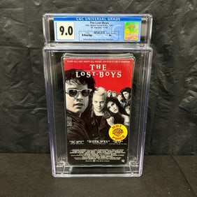 CGC 9.0 Lost Boys Sealed VHS
