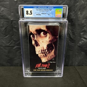 CGC 8.5 Evil Dead 2 Sealed VHS