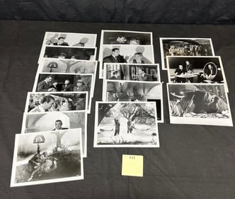 Large Group of Horror Set Photos w/ Werewolf