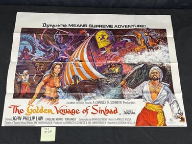 Golden Voyage Sinbad British Quad Original Poster