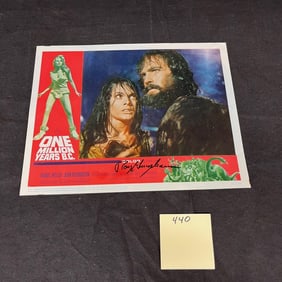 Ray Harryhausen Signed One Million Years BC Card