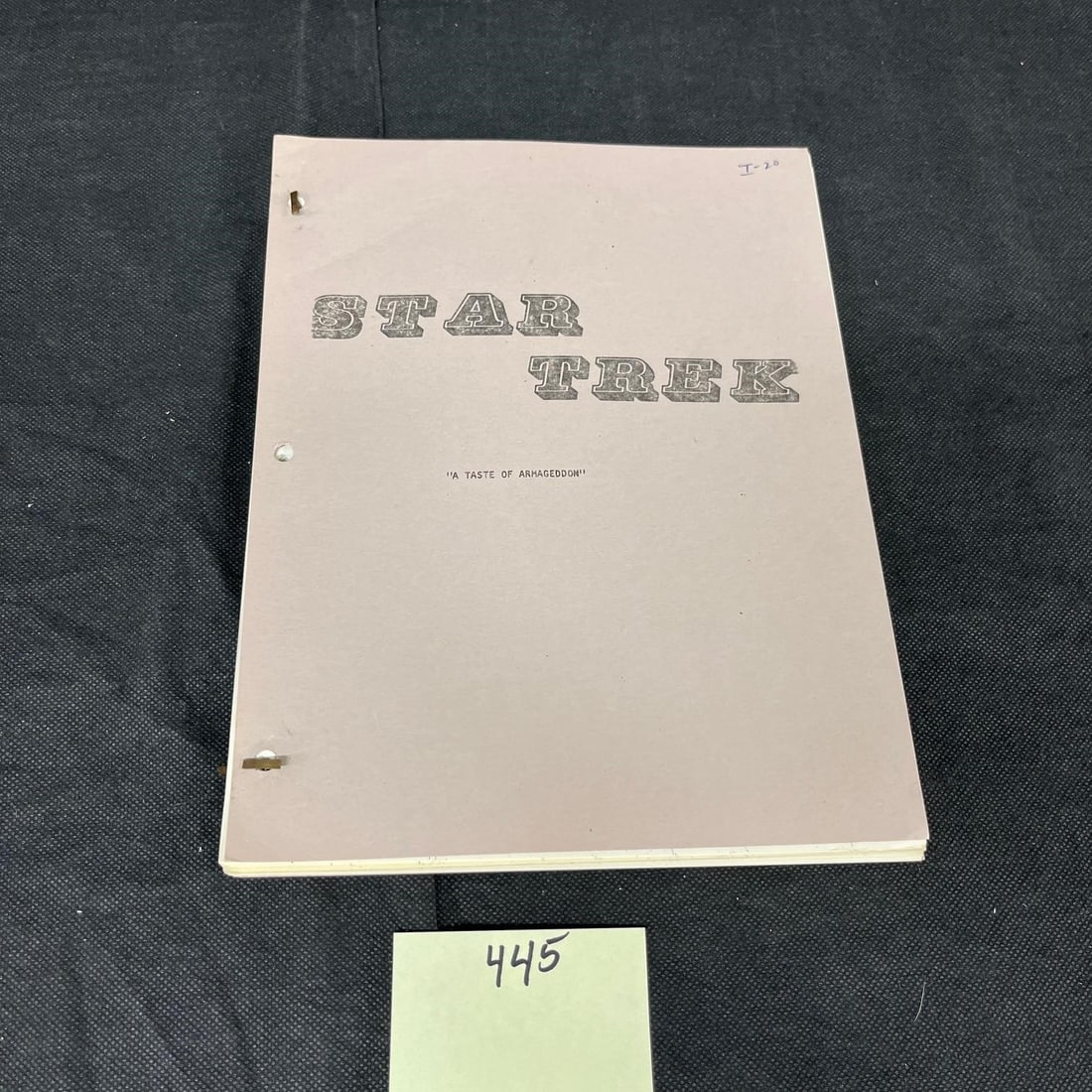 Star Trek Original Series TV Script (1 of 4)