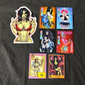Zombie Tramp Promo Stickers & Cards