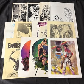 Large lot of Sci-Fi-, Fantasy Prints