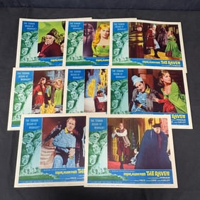 The Raven 1963 Lobby Cards Set of 8