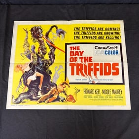 Day of the Traffids Original 1962 Half Sheet