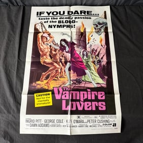 Vampire Lovers Original One Sheet
