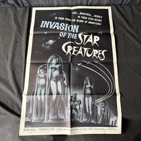 Invasion of the Star Creatures Original One Sheet