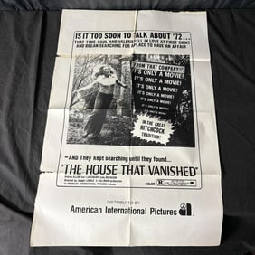 House that Vanished Original 1973 One Sheet