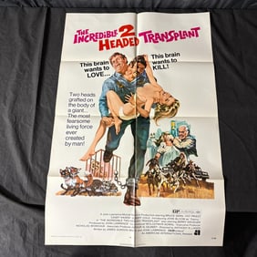 Incredible 2 Headed Transplant Original One Sheet