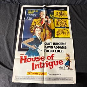 House of Intrigue Original One Sheet