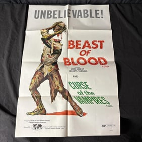 Beast of blood/ Curse of the Vampires One Sheet