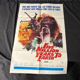 Five Million Years to Earth Original One Sheet