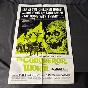 Conqueror Worm Original One Sheet