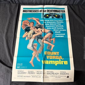 Count Yorga, Vampire Original One Sheet